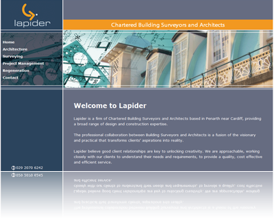 Lapider Website Screen Shot